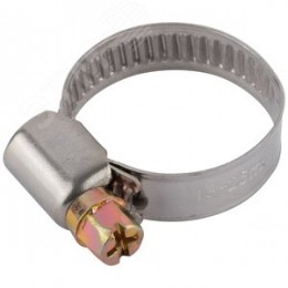 Хомут обжимной (нержавеющая сталь) 13-26 мм