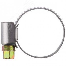 Хомут обжимной (нержавеющая сталь) 16-27 мм