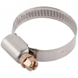 Хомут обжимной (нержавеющая сталь) 23-35 мм