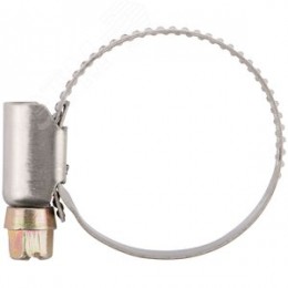 Хомут обжимной (нержавеющая сталь) 23-35 мм