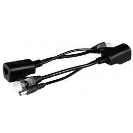 Комплект пассивный (инжектор + сплиттер) для передачи PoE по кабелю Cat 5e.