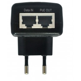Инжектор PoE 1хRJ45 10/100 Мб/с, 802.3af, до 15.4 Вт, AC 220В, DC 48В