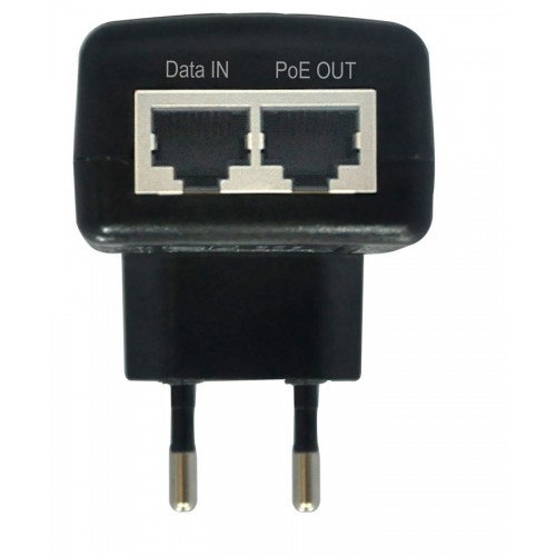 Инжектор PoE 1хRJ45 10/100 Мб/с, 802.3af, до 15.4 Вт, AC 220В, DC 48В