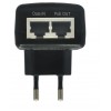 Инжектор PoE 1хRJ45 10/100/1000 Мб/с, 802.3af, до 15.4 Вт AC 100-240В
