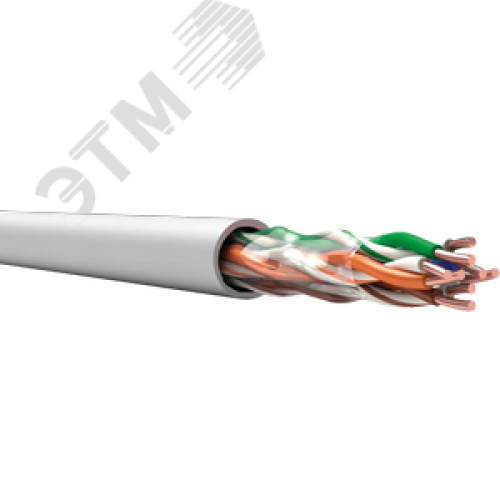 TechnoLAN U/UTP Cat 5e ZH нг(А)-HF 4х2х0.52 ТУ 3574-019-53930360-2014 серый