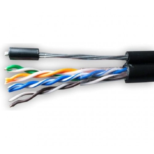 Витая пара F/UTP кат 5e 4x2xAWG24 Median Cu PE OUT T-FG8 трос 305м