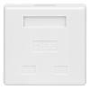 Компьютерная розетка 8P8C (RJ-45), UTP, Cat.5e, 2 порта