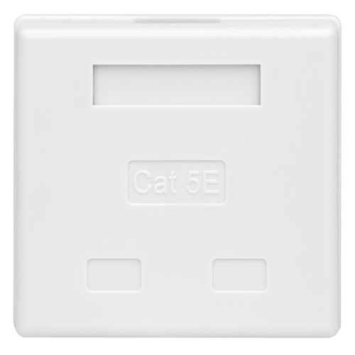 Компьютерная розетка 8P8C (RJ-45), UTP, Cat.5e, 2 порта