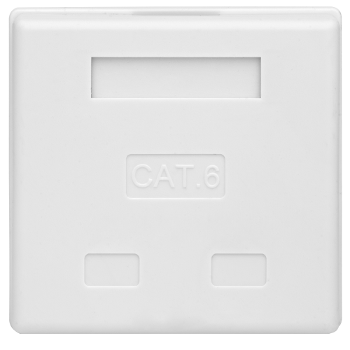 Компьютерная розетка 8P8C (RJ-45), UTP, Cat.6, 2 порта