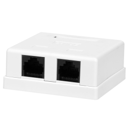 Компьютерная розетка 8P8C (RJ-45), UTP, Cat.6, 2 порта