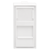 Модуль розетки 45х22,5 Mosaic в сборе UTP 8P8C    (RJ-45) cat.5e