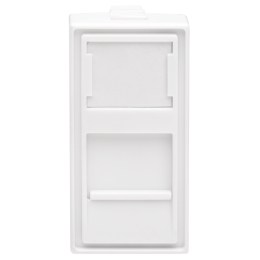 Модуль розетки 45х22,5 Mosaic в сборе UTP 8P8C    (RJ-45) cat.5e