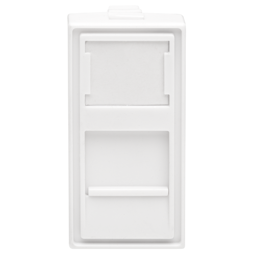 Модуль розетки 45х22,5 Mosaic в сборе UTP 8P8C    (RJ-45) cat.5e