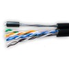 Витая пара U/UTP кат 5e 4x2x0.51 Premium Cu PE OUT T-FG8 трос 305м