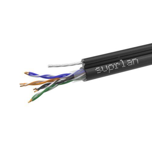 Витая пара U/UTP кат 5e 4x2xAWG24 Standart Cu PE OUT T-FG8 трос 305м