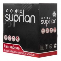 Витая пара U/UTP кат 5e 2x2xAWG24 Median Cu PVC IN 500м