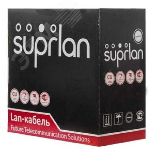 Витая пара U/UTP кат 5e 2x2xAWG24 Median Cu PVC IN 500м