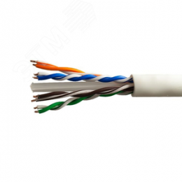 Витая пара U/UTP 4х2хAWG23 Cat.6 внутренняя Cu Six(UTP 6 4x2x0,54 6 In/Cu) PVC In. 305м