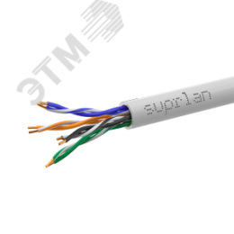 Витая пара U/UTP кат 5e 4x2xAWG24 Standart Cu PVC IN 100м (RUS)