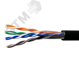 Витая пара U/UTP кат 5e 4x2xAWG24 Median Cu PE OUT