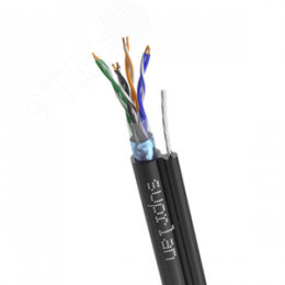 Витая пара F/UTP кат 5e 4x2xAWG24 Standart Cu PE OUT T-FG8 трос 305м