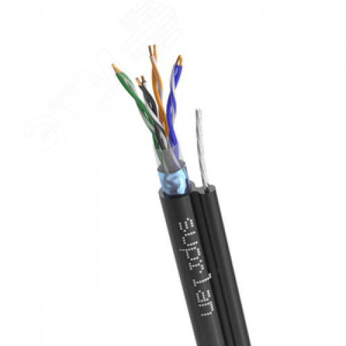 Витая пара F/UTP кат 5e 4x2xAWG24 Standart Cu PE OUT T-FG8 трос 305м