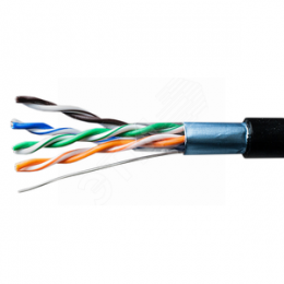 Витая пара F/UTP Cat 5e 4х2хAWG24 Median OUT Cu (FTP Cat 5e 4x2x0.46 5e OUT/Cu )