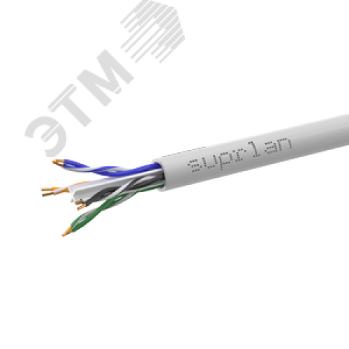 Витая пара U/UTP 4х2хAWG23 Cat.6 внутренняя Cu Six(UTP 6 4x2x0,54 6 In/Cu) PVC In. 305м