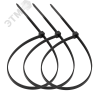 Стяжка нейлоновая 2,5х150мм черная UV уп. 100шт