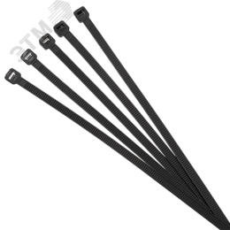 Стяжка нейлоновая 2,5х150мм черная UV уп. 100шт