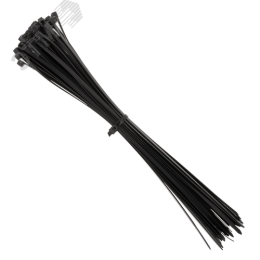Стяжка нейлоновая 2,5х150мм черная UV уп. 100шт