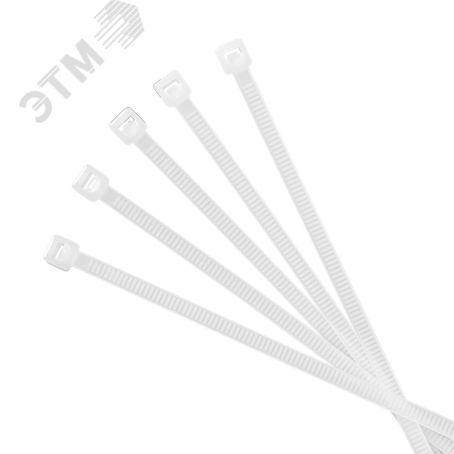 Стяжка нейлоновая 3,6х150мм белая уп. 100шт