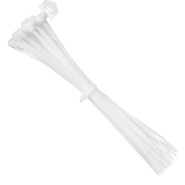 Стяжка нейлоновая 3,6х150мм белая уп. 100шт