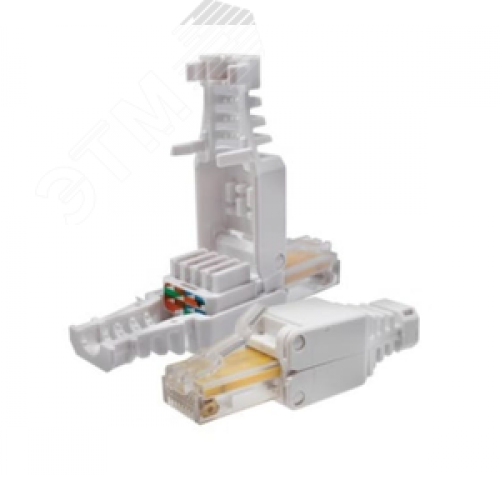 Коннектор безынструментальный 8P8C (Компьютерный разъем) U/UTP Cat.5e (RJ-45)