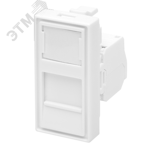 Модуль розетки 45х22,5 Mosaic в сборе UTP 8P8C    (RJ-45) cat.5e