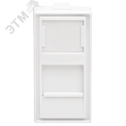 Модуль розетки 45х22,5 Mosaic в сборе UTP 8P8C    (RJ-45) cat.5e