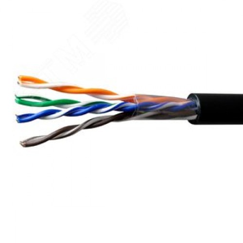 Витая пара U/UTP кат 5e 4x2x0.51 Premium Cu PE OUT 305м