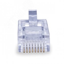 Коннекторы 8P8C (Компьютерные разъемы) U/UTP Cat.5e 50U 2pb (RJ-45) Уп. 100шт.