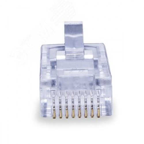 Коннекторы 8P8C (Компьютерные разъемы) U/UTP Cat.5e 50U 2pb (RJ-45) Уп. 100шт.