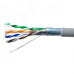 Витая пара F/UTP кат 5e 4x2xAWG24 Standart Cu LSZH нг(А)-HF IN 305м