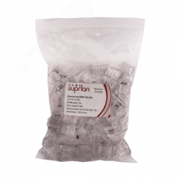 Коннекторы 8P8C (Компьютерные разъемы) U/UTP Cat.5e (RJ-45) Уп. 100шт.