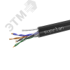 Витая пара U/UTP кат 5e 4x2xAWG24 Standart Cu PE OUT T-FG8 трос 305м