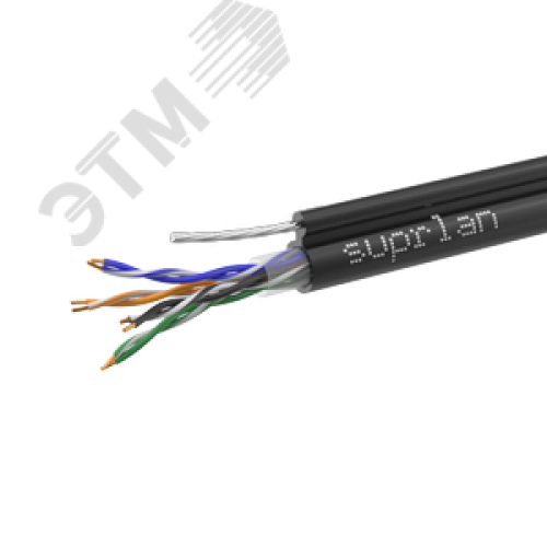 Витая пара U/UTP кат 5e 4x2xAWG24 Standart Cu PE OUT T-FG8 трос 305м