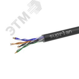 Витая пара U/UTP кат 5e 4x2x0.51 Premium Cu PE OUT 305м