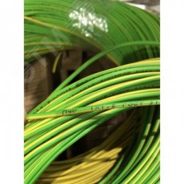 Провод ПУВнг(А)-LS 1х10 желто зеленый ТРТС        однопроволочный