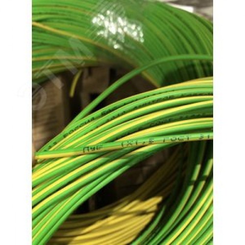 Провод ПУВнг(А)-LS 1х10 желто зеленый ТРТС        однопроволочный