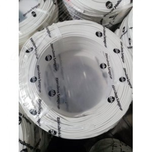 Шнур ШВВП 2х0.75 белый до 380В 100м ТРТС