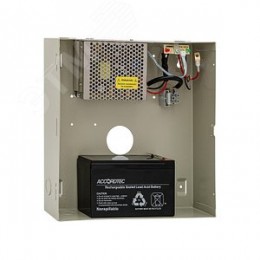 Источник вторичного электропитания резервированный корпусе под АКБ 17/18 Ач