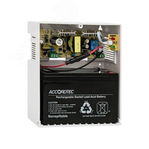 Блок бесперебойного питания ББП-40 исп. 1 12В 4A под АКБ 7Ач