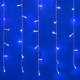 Гирлянда Занавес светодиодный 2х3 м 240 led белый с контроллером прозрачный провод IP20 ULD-C2030-240/DTA WHITE IP20